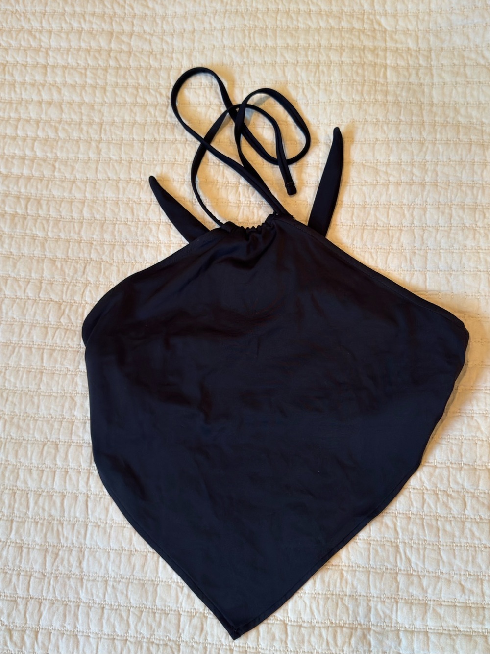 PINK Victoria's Secret Black Swim Camisole Halter